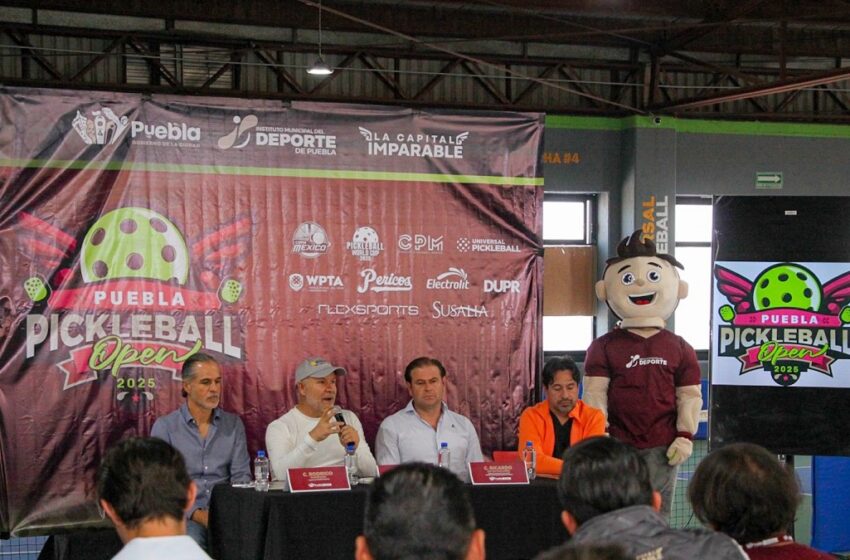  Presenta Instituto Municipal del Deporte el Torneo “Puebla Pickleball Open 2025”