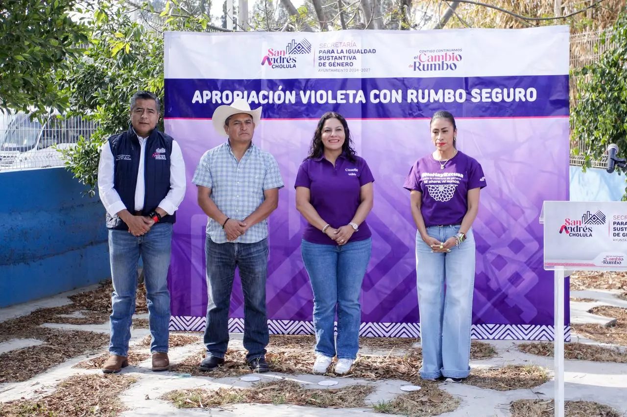 Promueve Lupita Cuautle más espacios públicos para todos en Cholula