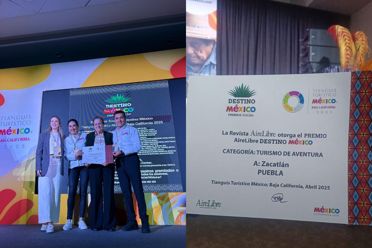 Revista española otorga premio a Zacatlán como mejor Destino de Aventura en México