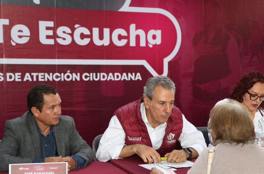  San Felipe Hueyotlipan fue sede de “La Capital Te Escucha”, Martes de Atención Ciudadana