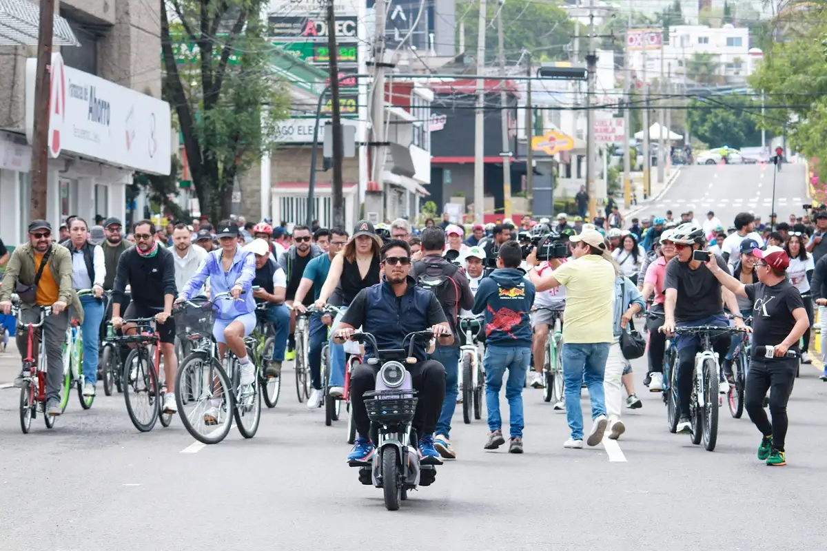 Vía Recreativa una ruta dominical para los poblanos y sus mascotas