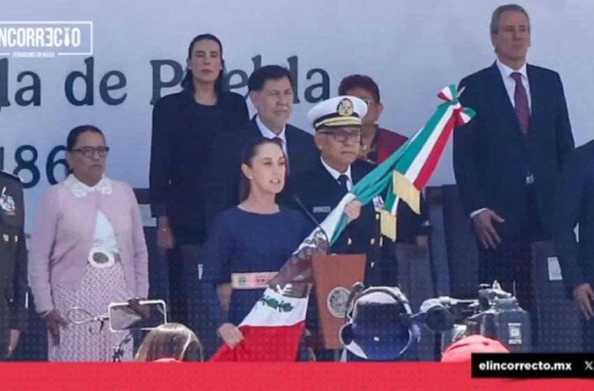  Sheinbaum y Armenta demuestran buena relación durante el Desfile del 5 de Mayo en Puebla (+FOTOS)