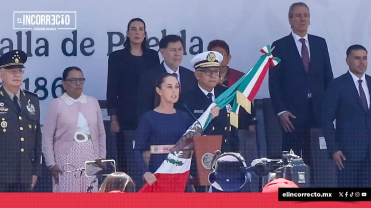 Sheinbaum y Armenta demuestran buena relación durante el Desfile del 5 de Mayo en Puebla (+FOTOS)