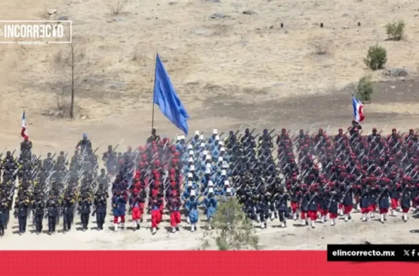  Poblanos y turistas disfrutaron de la escenificación de la Batalla del 5 de Mayo