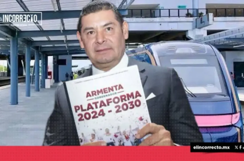  Zona para conciertos, tren rápido, distribuidor Hermanos Serdán: Los proyectos de Armenta en su Plan Estatal de Desarrollo