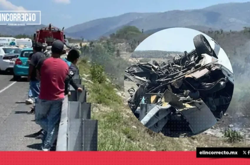  Nueve maestros y el hijo de un coordinador del SNTE murieron en el accidente de Cuacnopalan-Oaxaca
