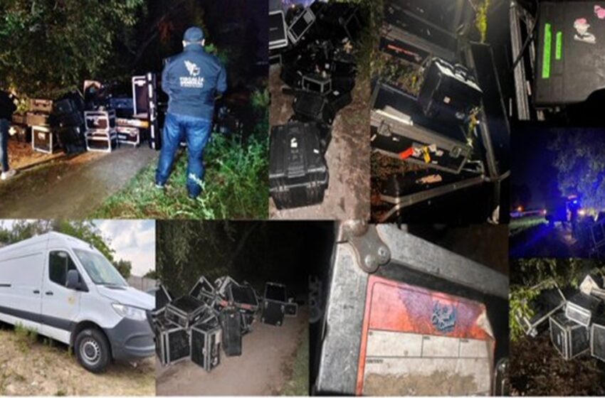 ¡Triunfo Musical en Puebla! Fiscalía Recupera Equipo Robado a Los Ángeles Azules en la México-Puebla