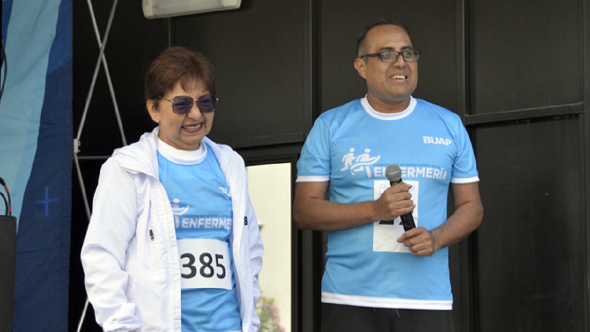Celebra la BUAP carrera por el Día Internacional de la Enfermería