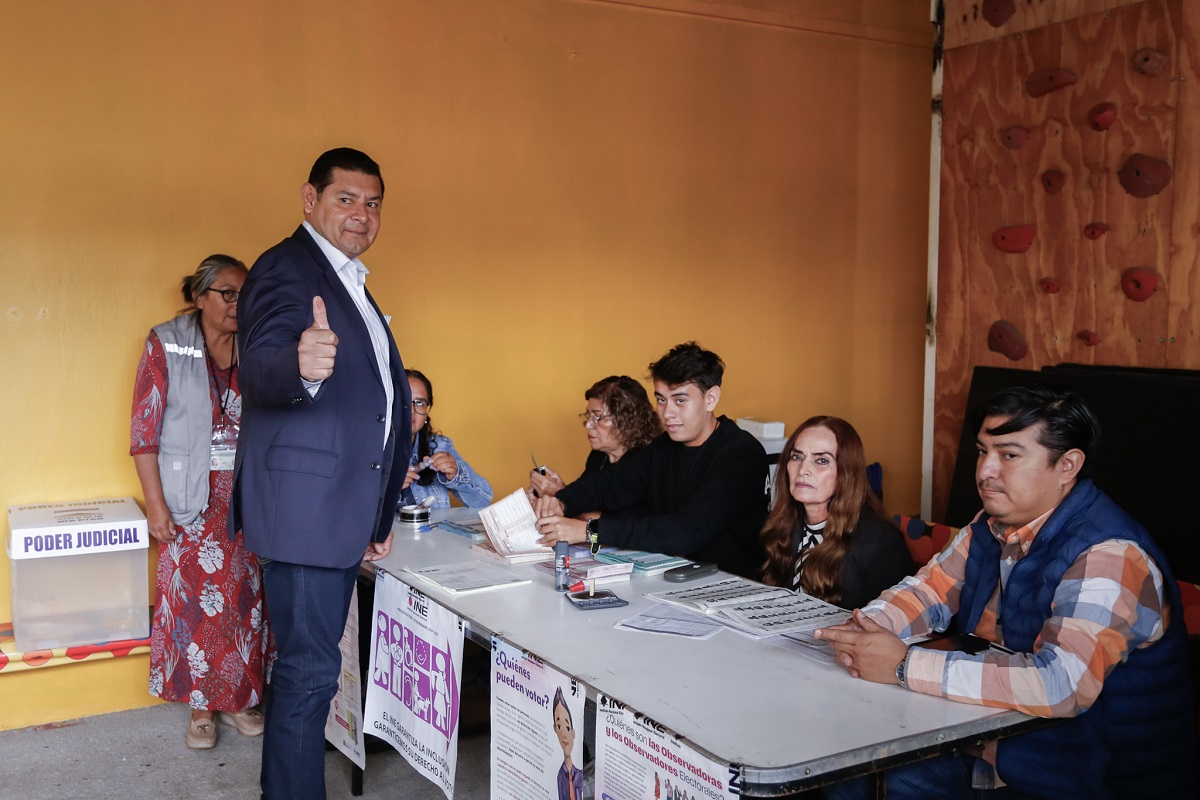 “Viviremos una nueva etapa y se hará justicia”, Armenta de la elección judicial