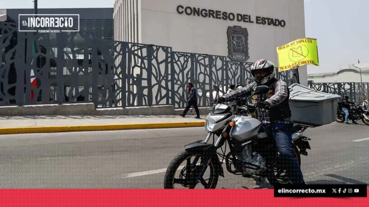 Congreso de Puebla eliminará uso obligatorio de chaleco con placa para motociclistas