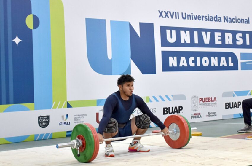  En levantamiento de pesas la BUAP obtiene cinco medallas