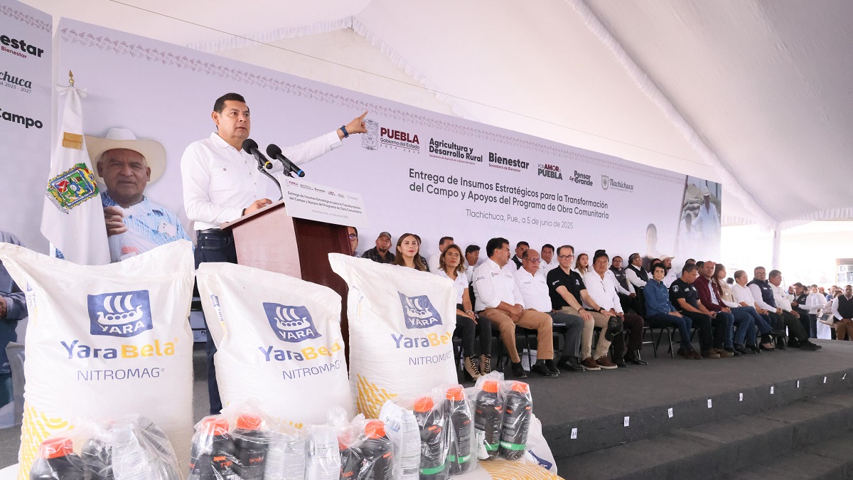 Entrega Gobernador Armenta 18 mdp en Obra Comunitaria y apoyos al campo en Tlachichuca