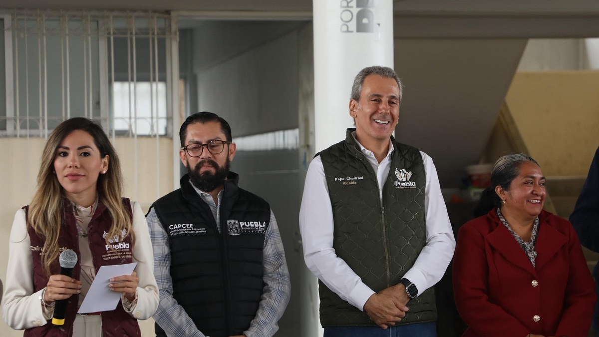 Entrega Pepe Chedraui obra educativa en la Primaria General Tlanesse