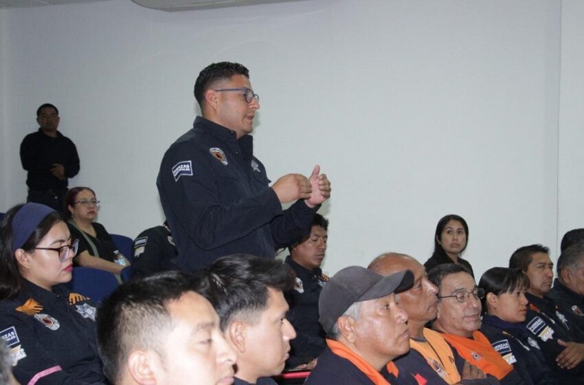  Imparte Gobierno de la Ciudad Taller de Seguridad Vial a personal de la Dirección Municipal de Protección Civil
