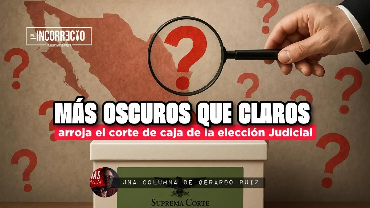Más oscuros que claros arroja el corte de caja de la primera elección judicial