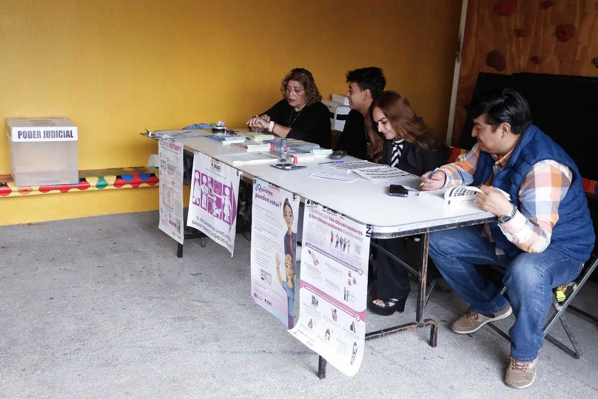 Se registra baja participación en las elecciones del Poder Judicial