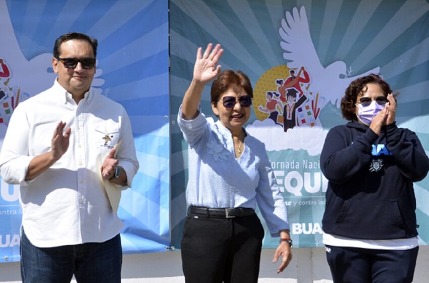  Se suma BUAP a la Jornada Nacional de Tequios por la Paz y contra las Adicciones