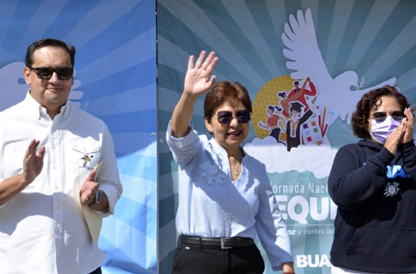  Se suma BUAP a la Jornada Nacional de Tequios por la Paz y contra las Adicciones