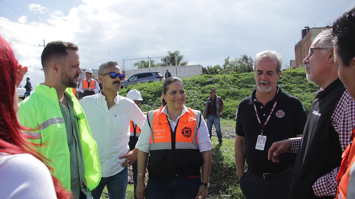 Supervisa Gobierno de la Ciudad labores de desazolve y limpieza en el Vaso Regulador Puente Negro