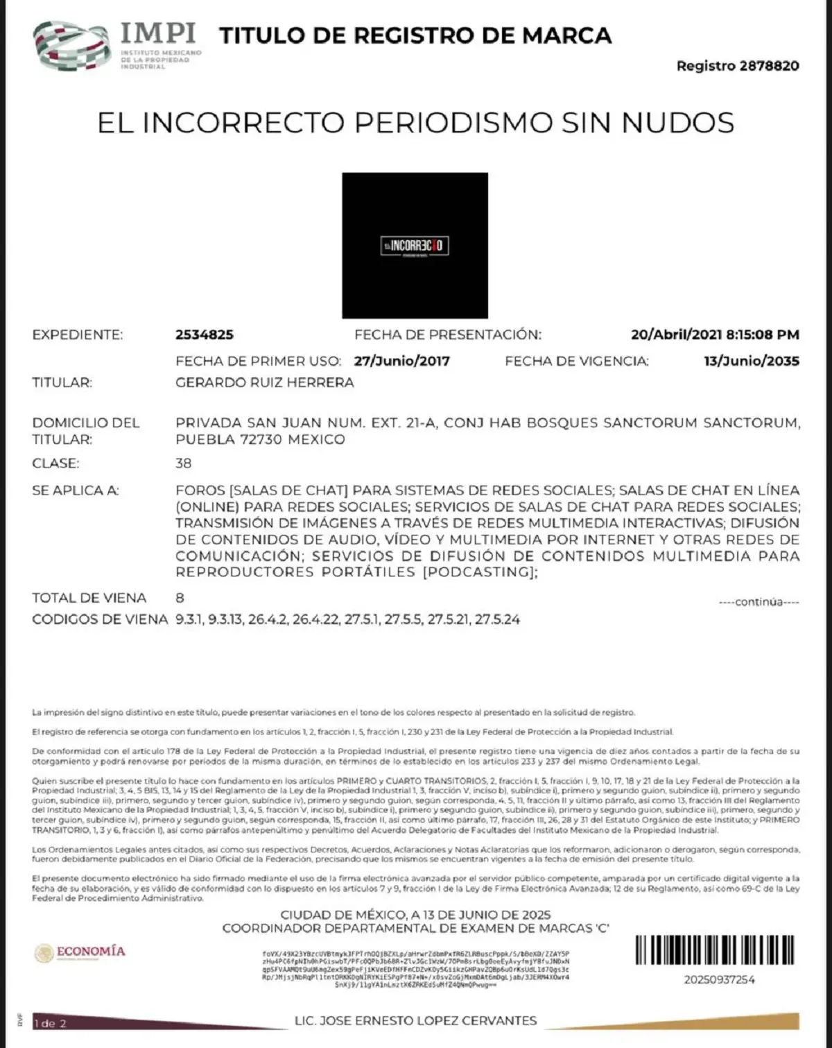 Únicos y Originales Larga vida a El Incorrecto
