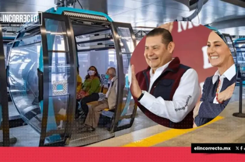  Sheinbaum ofrece asesoría al gobierno de Puebla para la construcción del cablebús