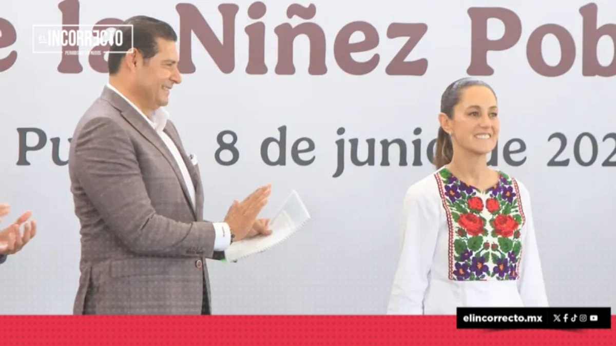 En cuarta visita a Puebla, Sheinbaum elogia a Armenta: “lo queremos y respetamos mucho”