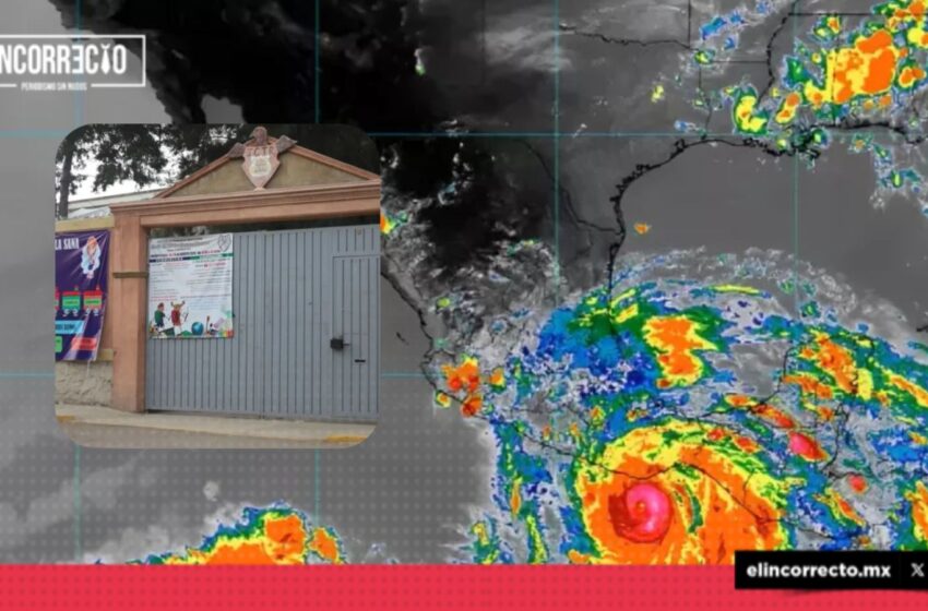  Clases a distancia en más de 150 municipios de Puebla por lluvias del huracán “Erick”