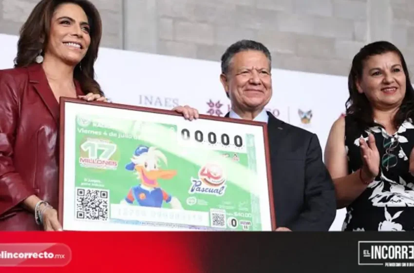  Gobierno de Hidalgo y Lotería Nacional resaltan en billete conmemorativo los 40 años de Cooperativa Pascual