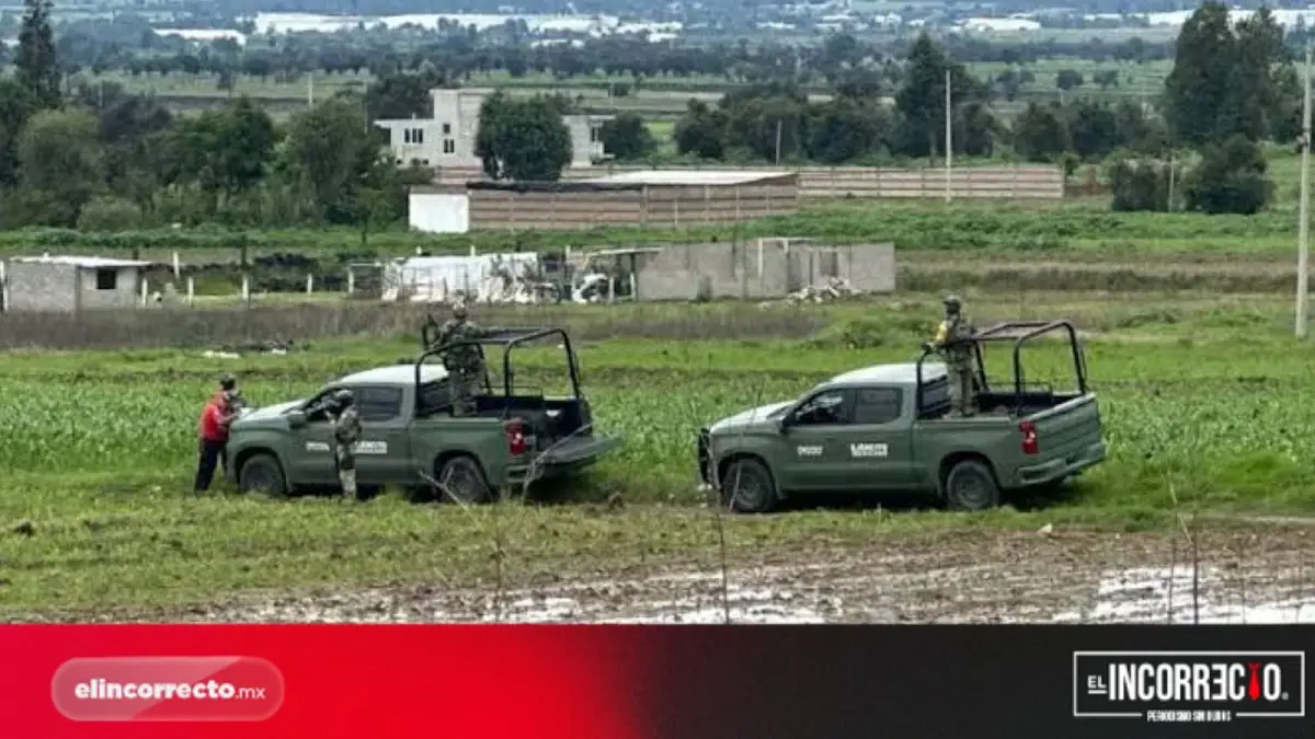 Hallan cuerpo y explota artefacto en Coronango; SSP ya investiga