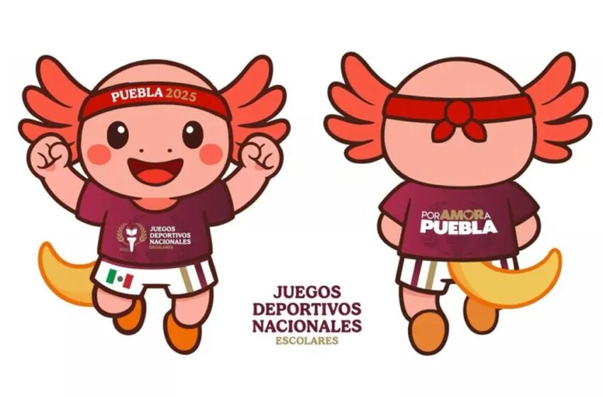  Puebla se convierte en capital del deporte escolar: llegan los Juegos Nacionales 2025 con “Axolín” como símbolo de identidad