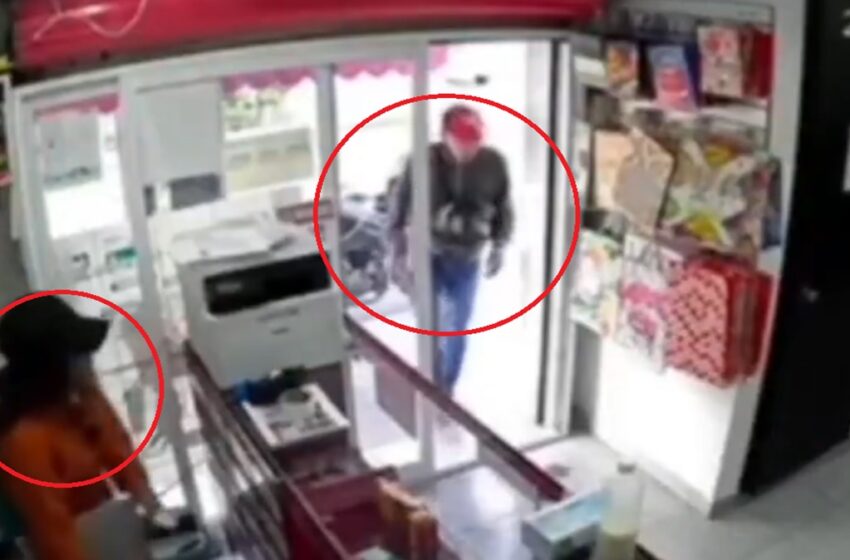  Captan en video a banda que asalta comercios en la Romero Vargas: ya van 3 en una semana