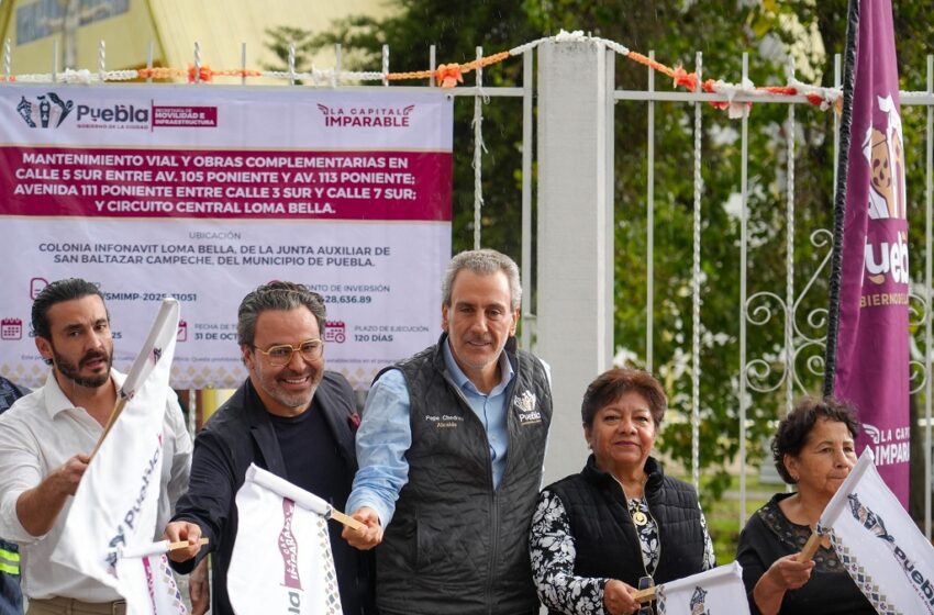  Arranca Pepe Chedraui rehabilitación vial en la unidad habitacional Loma Bella