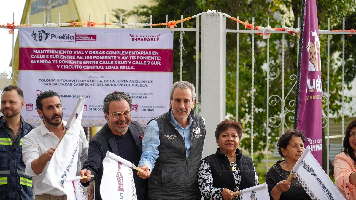 Arranca Pepe Chedraui rehabilitación vial en la unidad habitacional Loma Bella