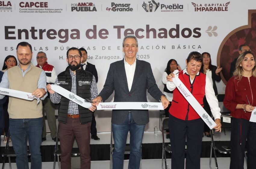  Beneficia Pepe Chedraui a más de 7 mil estudiantes con techados escolares en la capital