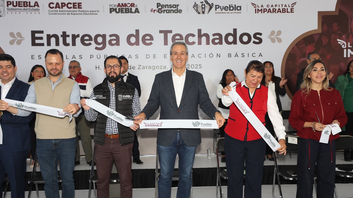 Beneficia Pepe Chedraui a más de 7 mil estudiantes con techados escolares en la capital