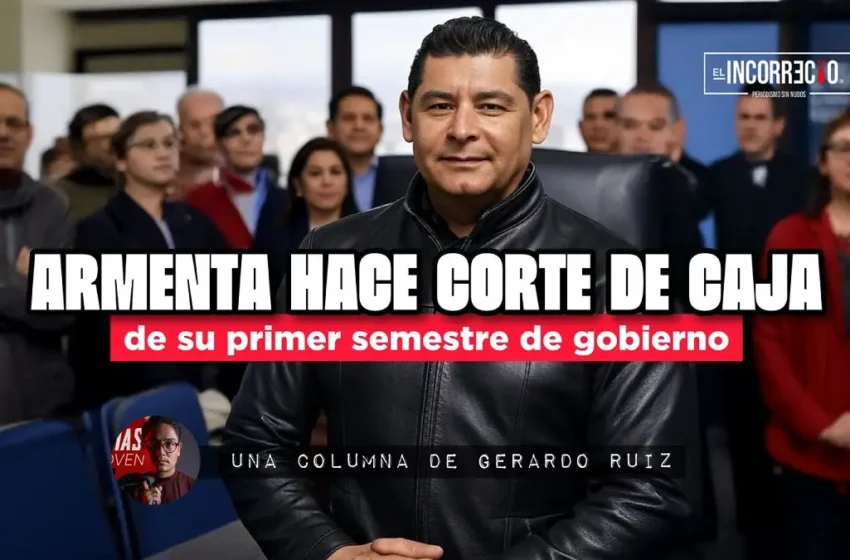  Armenta hace corte de caja de su primer semestre de gobierno