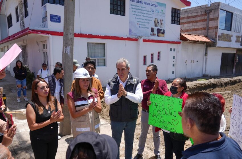  Fortalece Pepe Chedraui infraestructura vial en la Junta Auxiliar Ignacio Romero Vargas
