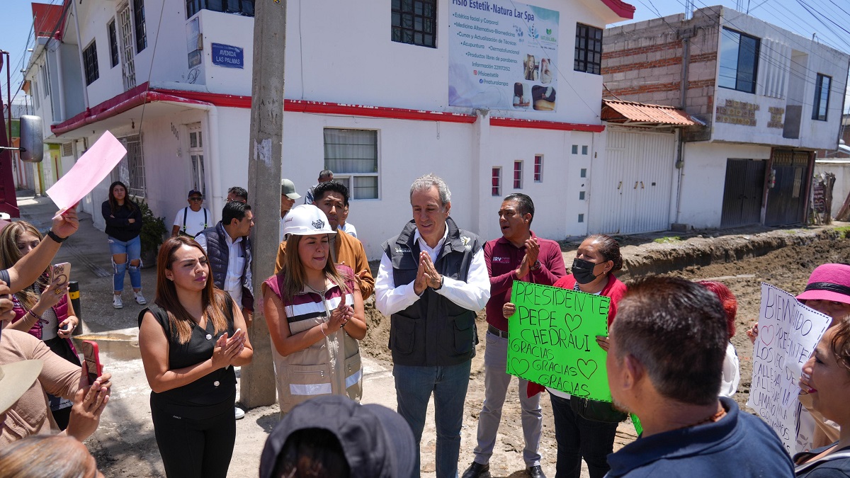 Fortalece Pepe Chedraui infraestructura vial en la Junta Auxiliar Ignacio Romero Vargas