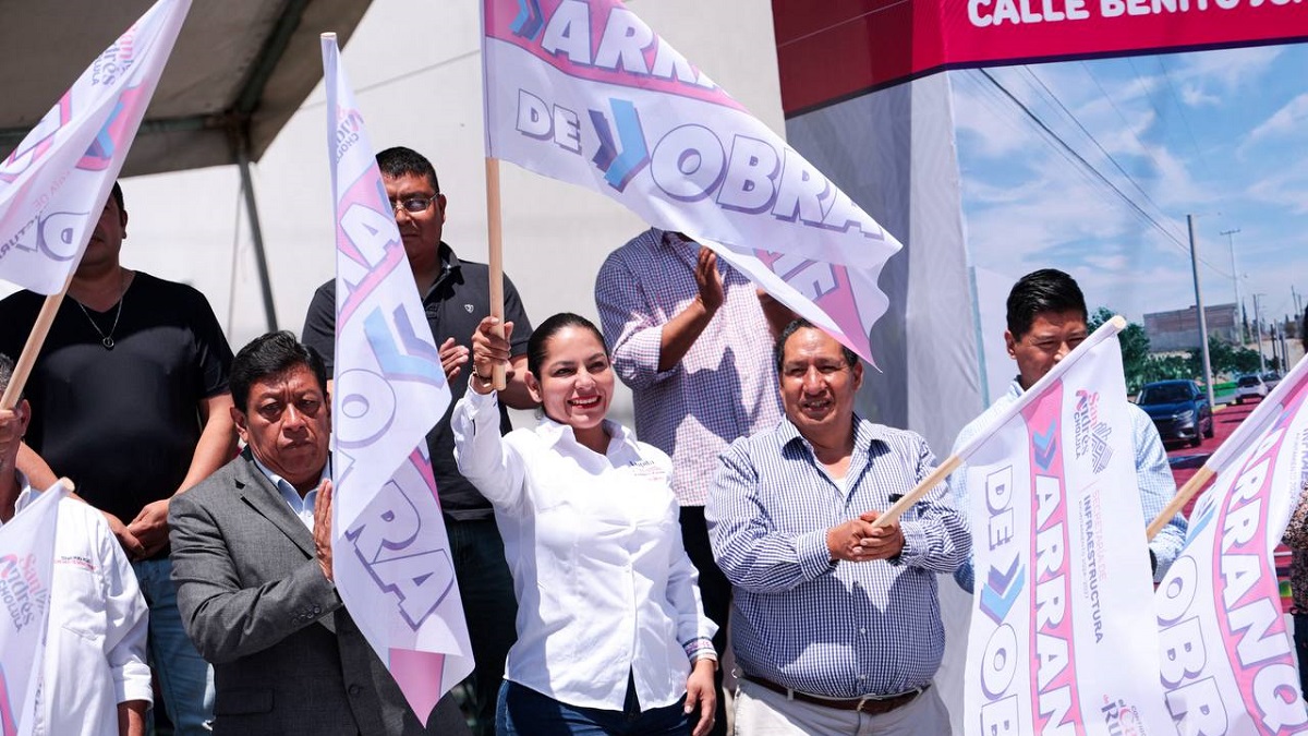 Impulsa San Andrés Cholula infraestructura vial en juntas auxiliares