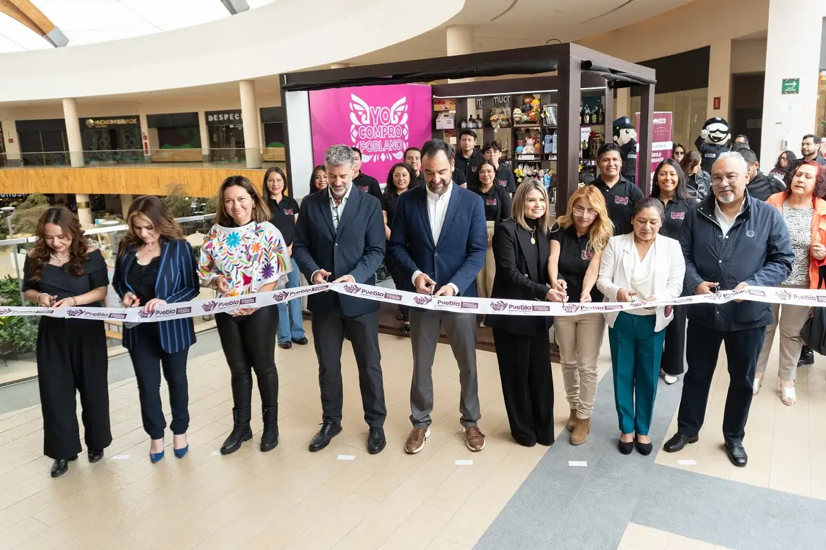 Inauguran el primer módulo itinerante Yo compro poblano en Solesta