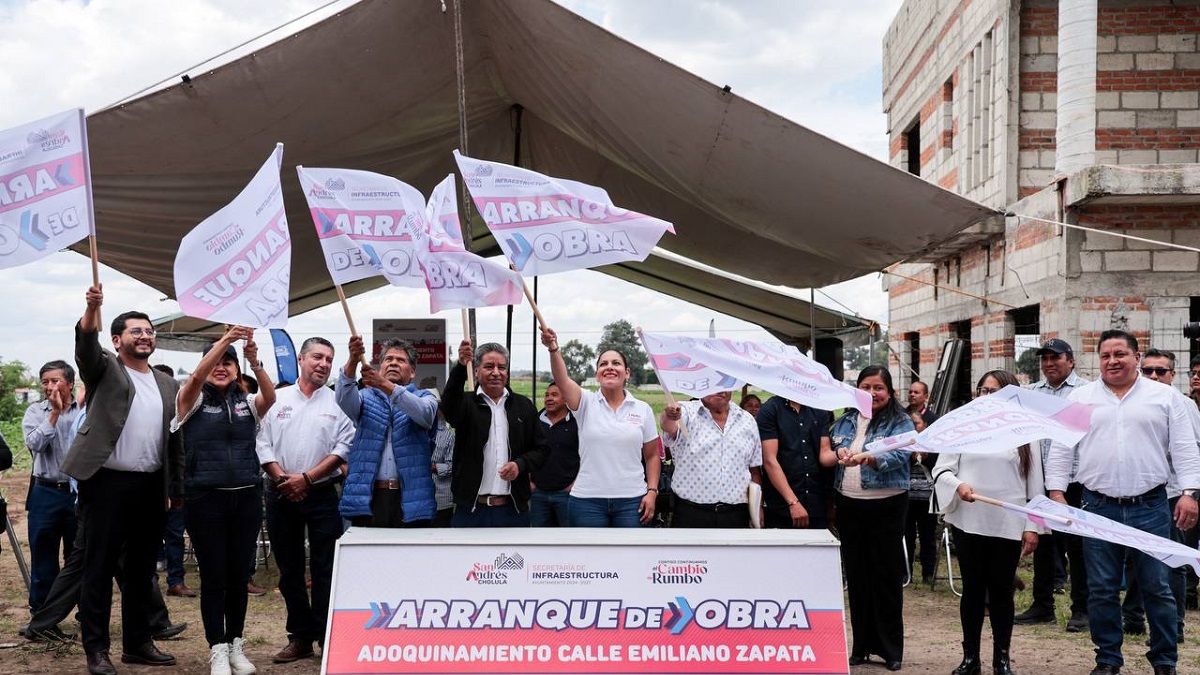 Inicia Lupita Cuautle obra ahora en San Luis Tehuiloyocan