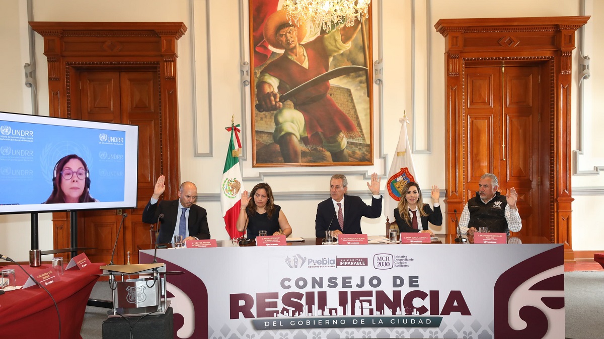 Instala la capital de Puebla el primer Consejo de Resiliencia Municipal del país