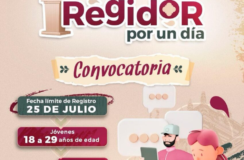  Invita IJMP a participar en “Regidor por un Día”
