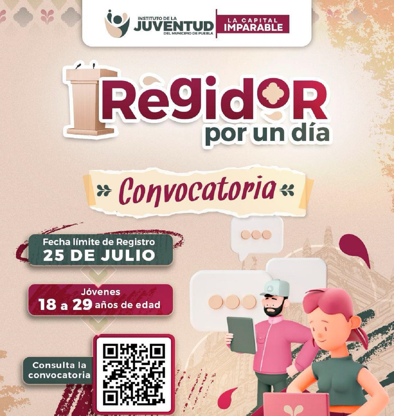 Invita IJMP a participar en “Regidor por un Día”