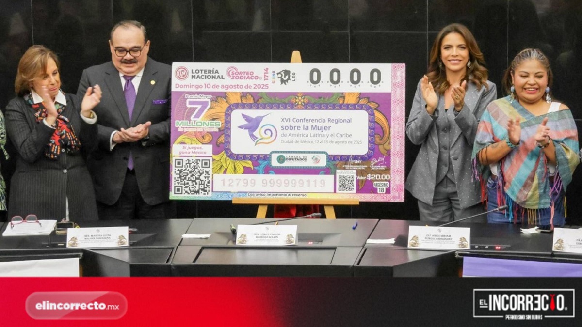 Lotería Nacional coloca al centro de sus billetes la XVI Conferencia Regional sobre la Mujer de América Latina y el Caribe