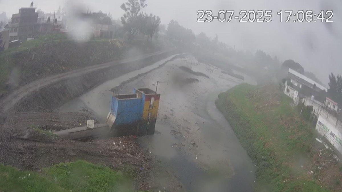 Mantiene Gobierno de la Ciudad monitoreo hidrometeorológico: lluvias moderadas y afluentes Controlados
