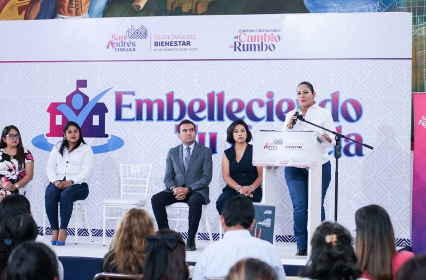  Mejoran entornos escolares con kits de jardinería en San Andrés Cholula