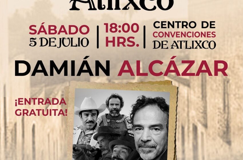  Narrativa, identidad y arte: Damián Alcázar encabeza “Cuéntame de Atlixco”