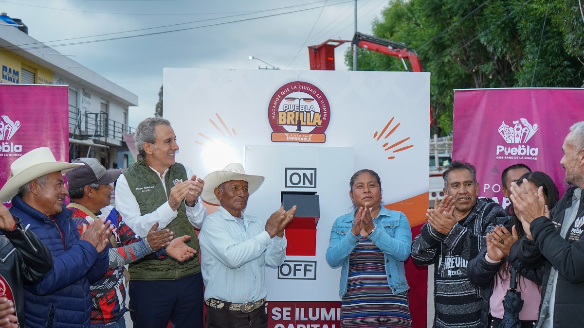 Puebla Brilla transforma la ciudad con más de 11 mil luminarias modernizadas