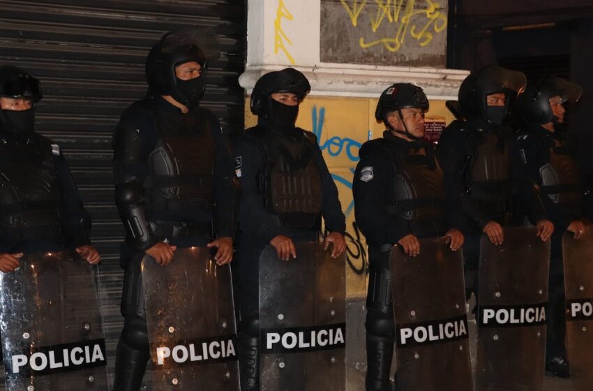  Realizan tres órdenes de gobierno operativo de reordenamiento del comercio popular en el centro histórico